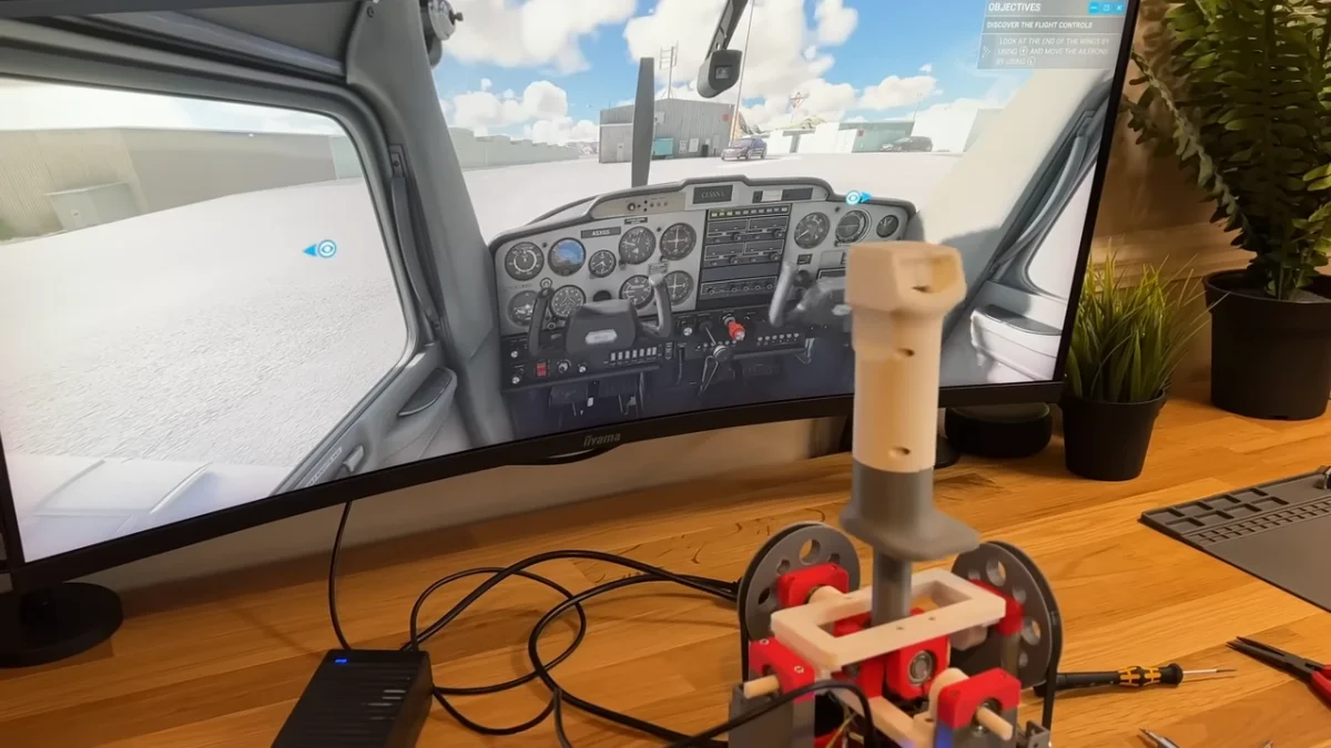 Byg din egen force-feedback joystick — sjovt DIY-projekt